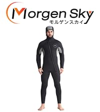 Amazon | MORGEN SKY ウェットスーツ フルスーツ 5mm フード