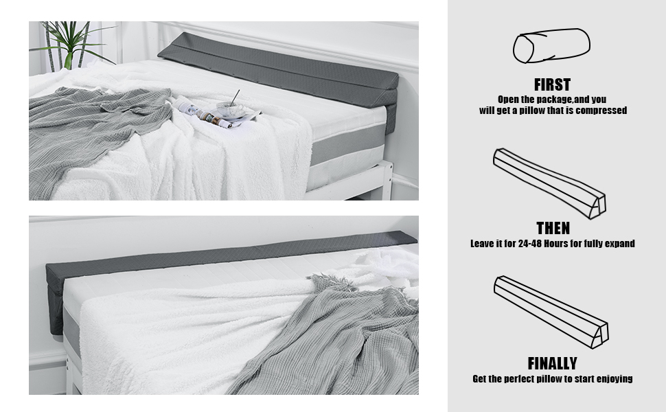 High Density Foam Bed Wedge Pillow for Headboard and Gap Filler, King Size, Dark Grey OEKO-TEX STANDARD 100
| Headboard C1e0fc75 C90e 4cbe 8e6e 22c1d3018e6c. CR0,0,970,600 PT0 SX970 V1