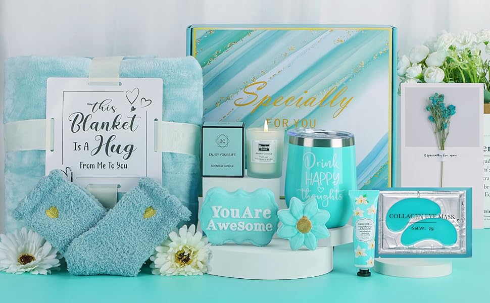 Birthday Gifts for Women Self Care Gifts Get Well Soon Gifts, Spa Gifts Basket Care Package