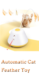 Automatic Interactive Cat Feather Toy