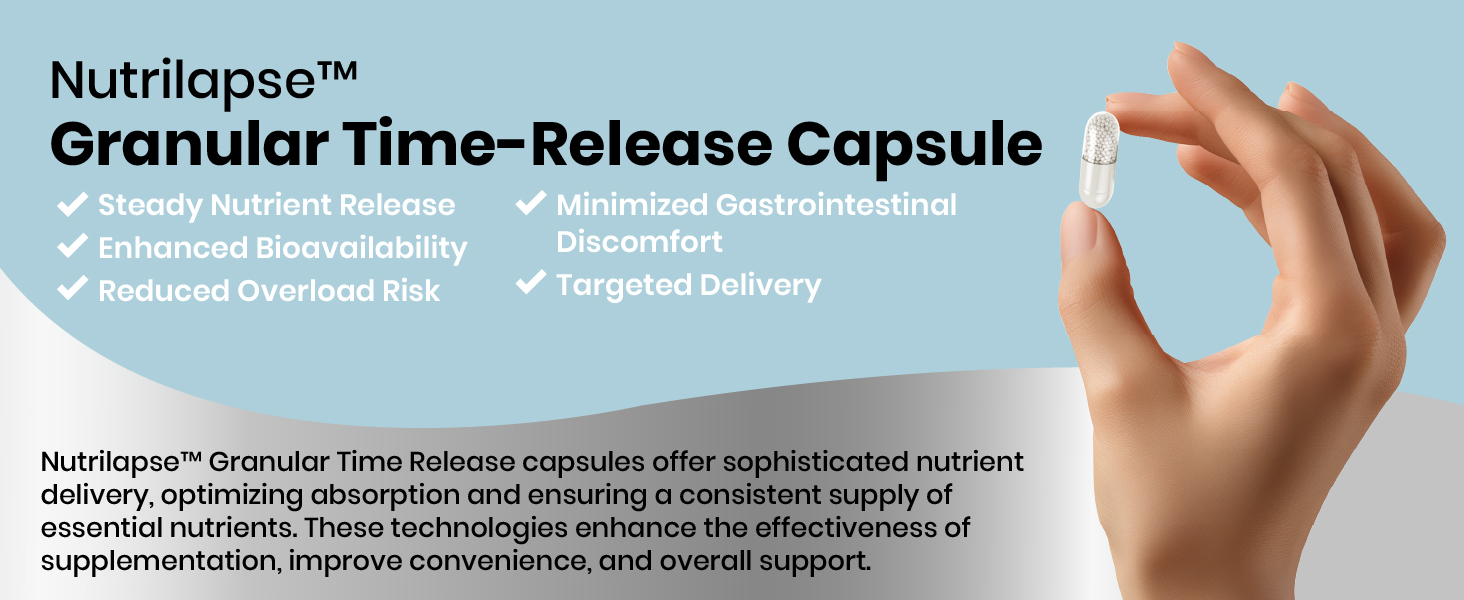 nutrilapse granular time release capsule