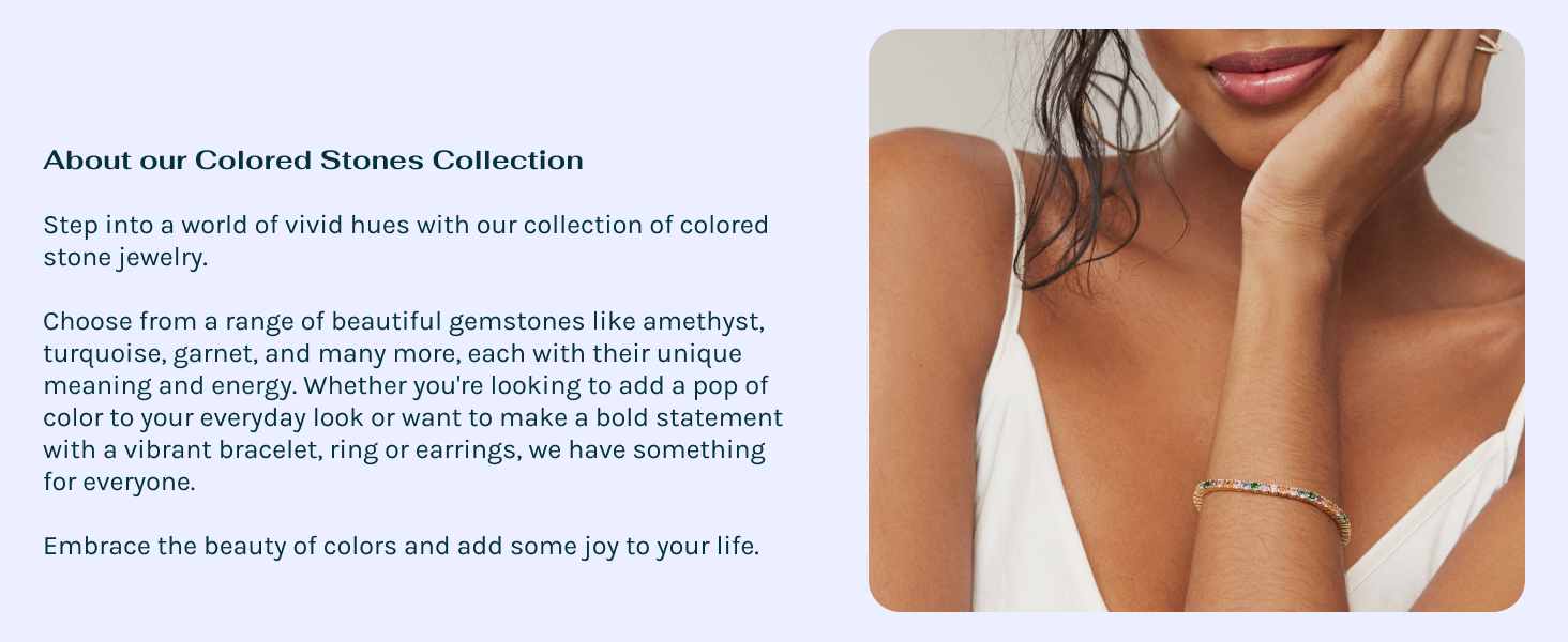 ABOUT COLORED JEWELRY