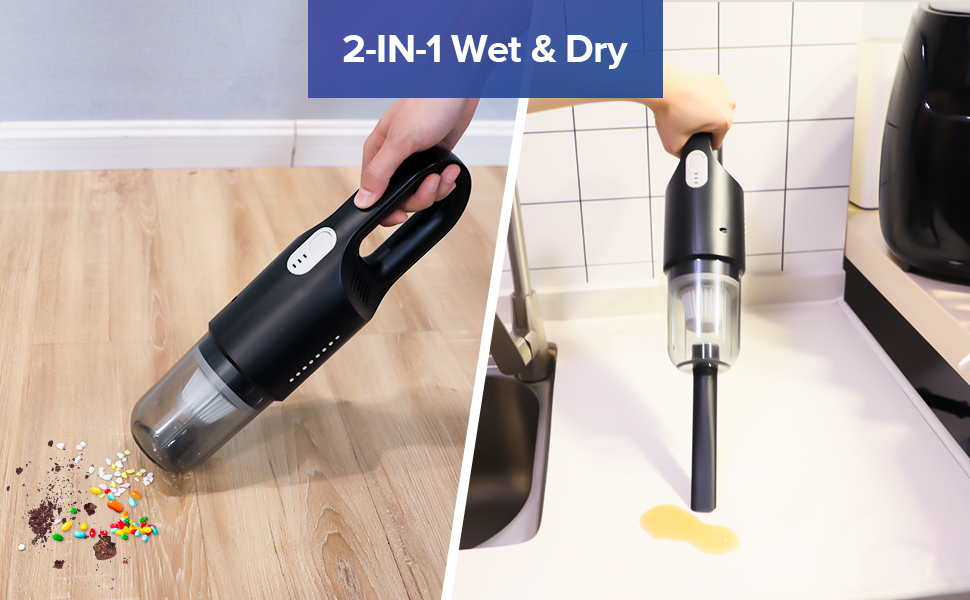 Redroad Cordless Vacuum, 3 in 1 Lightweight Vacuum Cleaner