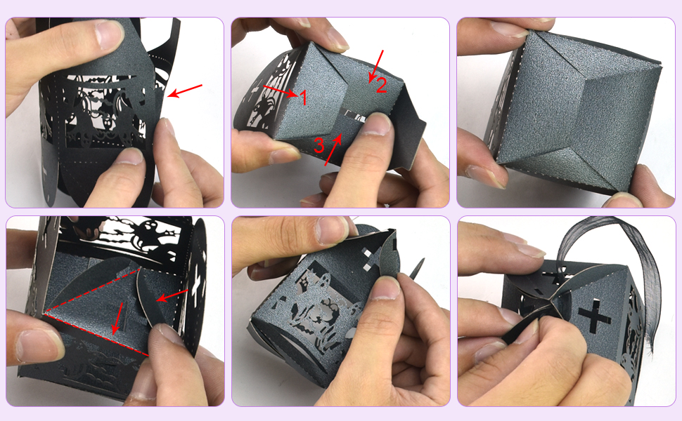 Amazon | ZADAFINA ハロウィン ギフトボックス 包装 ボックス 40