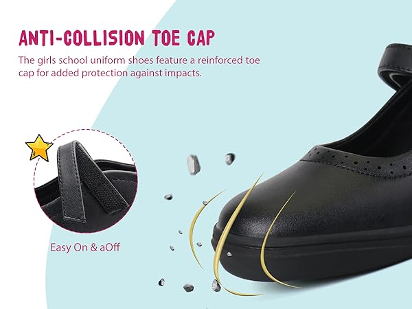 uniform shoes for girls black