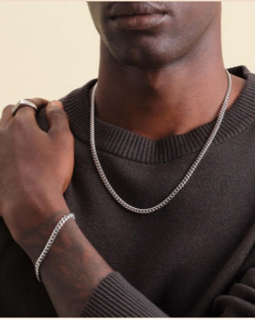 Cuban Bracelet and Necklace