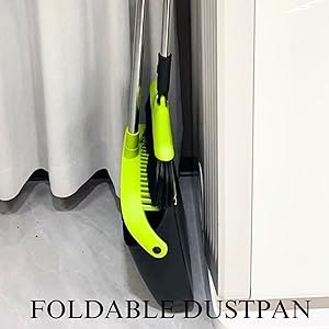 foldable dustpan easy to store kitchen broom indoor kitchen broom and dustpan set broom and pan