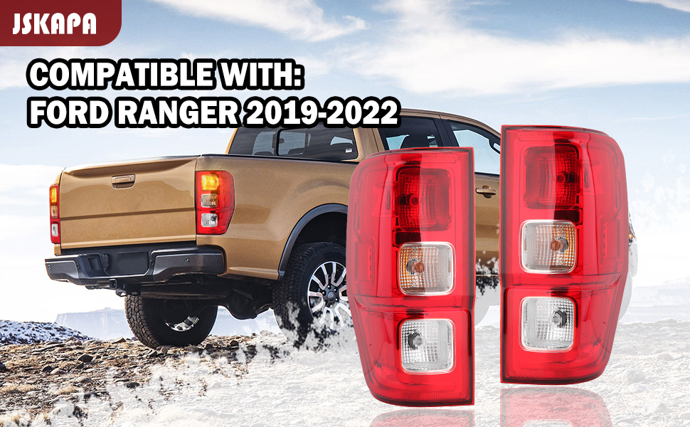 JSKAPA Tail Light Assembly For 20192022 Ford Ranger XL XLT