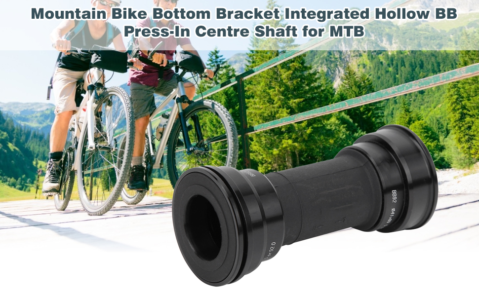 Keenso BB92 Mountain Bike Bottom Bracket, Integrated Hollow Press‑In