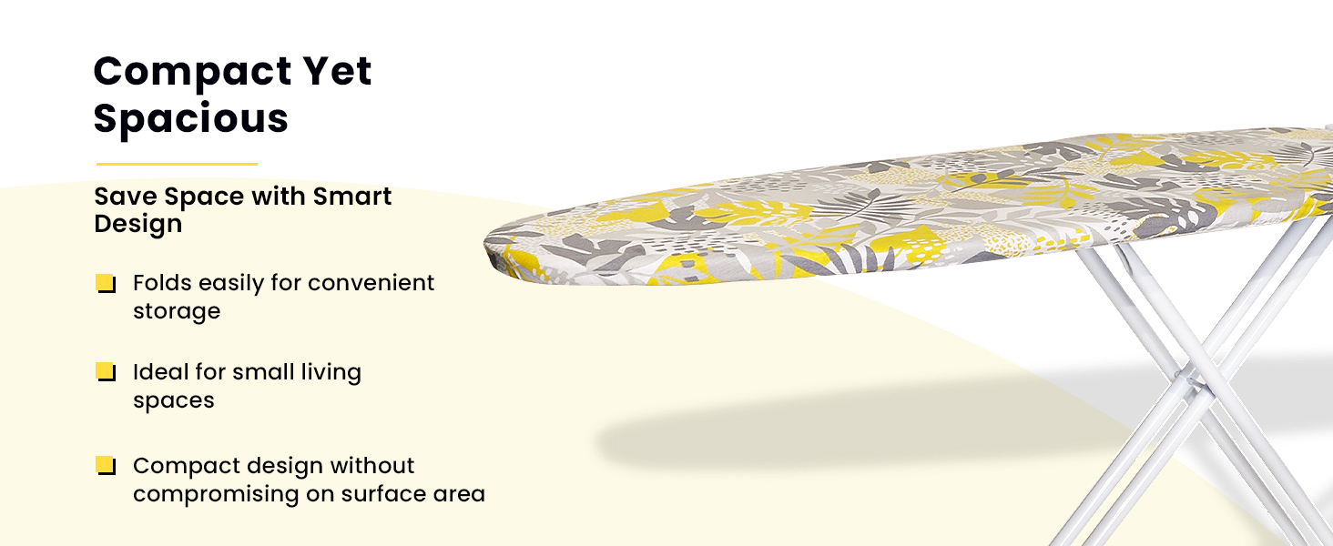 Seville,Stylish Floral ironboard,3 leg Ironboard,Anti-slip feet