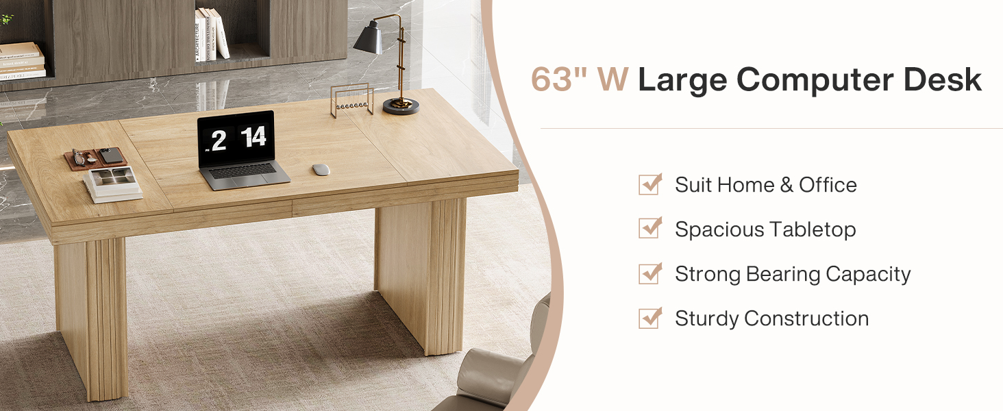 63 inch computer desk