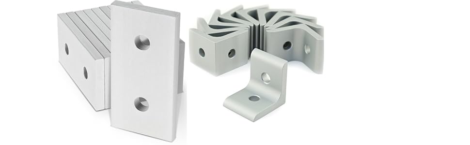 Yコーナー Lot of 12 80/20 4115 Inside Corner Bracket, 4 Hole, For 10