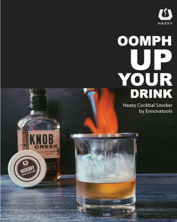 Hazey Cocktail smoker bourbon old fashioned whiskey smoked gifts bartender accessory mixology gifts