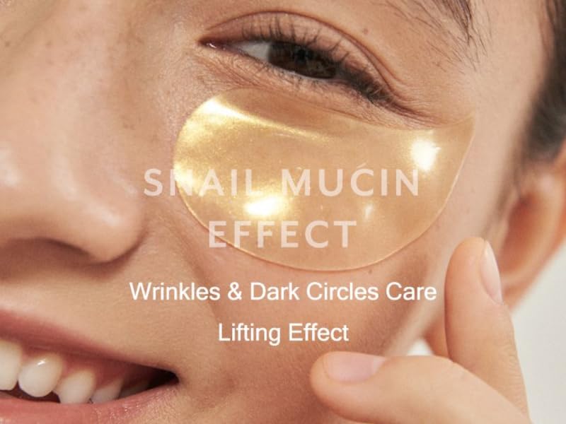 [MIZON] SNAIL REPAIR GOLD EYE GEL PATCH (x60) Korean Skincare Masques