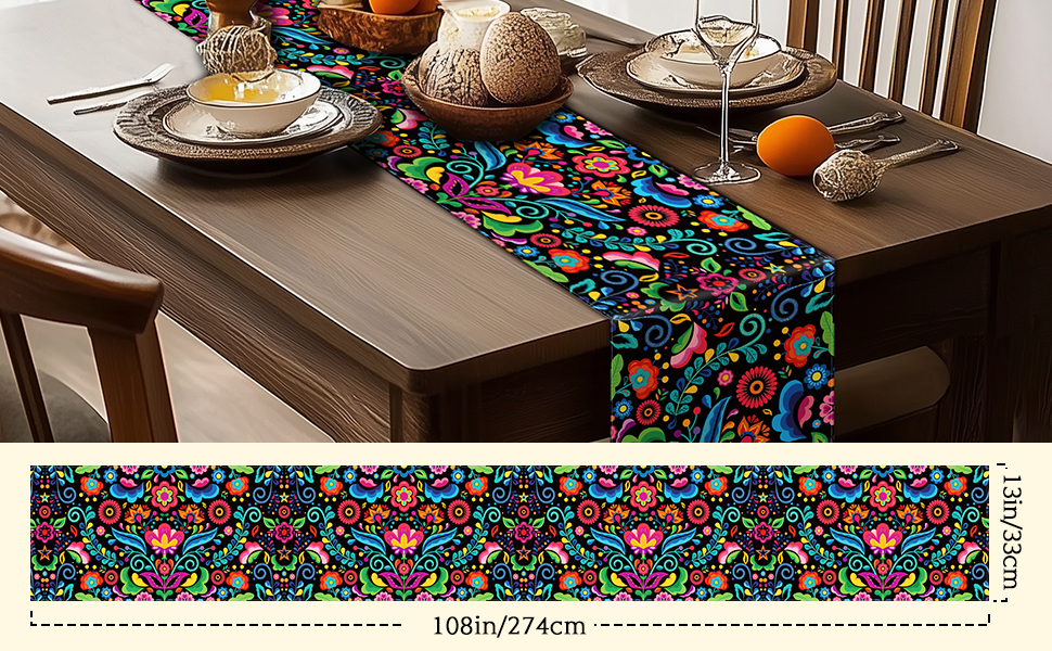 Mexican Fiesta Table Runner