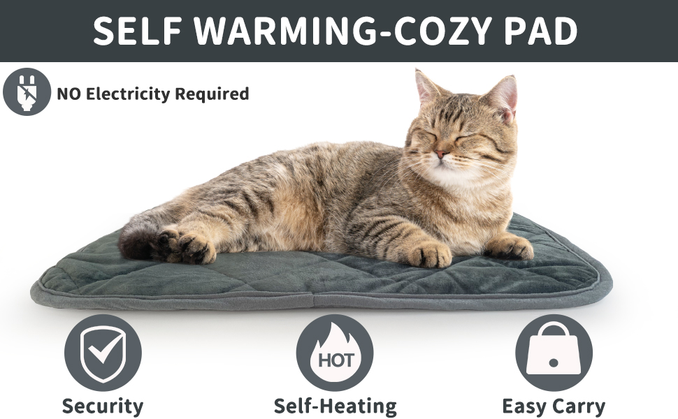 AUPETEK SelfWarming Cat Bed Indoor/Outdoor Super Soft