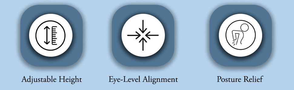 J27 Portable Laptop Stand, Ergonomic Adjustable Alloy Laptop Riser, Foldable Stand, Height Adjustable, Anti-Slip Design, Lightweight, Ideal for Work, Study, and Travel 129 J27 Portable Laptop Stand SPN-MX9E8