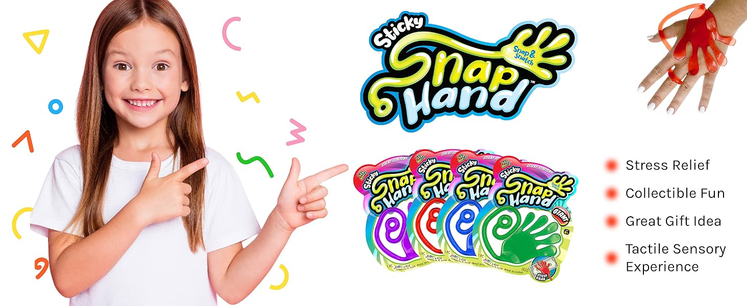 Fun a Ton Giant Snap HandJumbo Sticky Tongue Toy (1 Pack