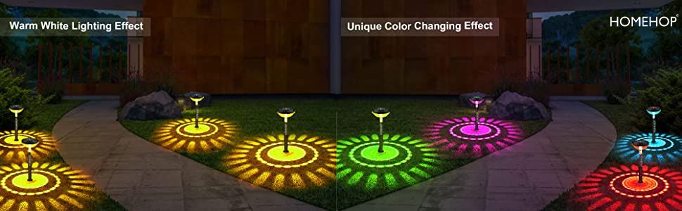 Dj Lights For Home Party Solar Focus Lights Outdoor Waterproof House Stake String
