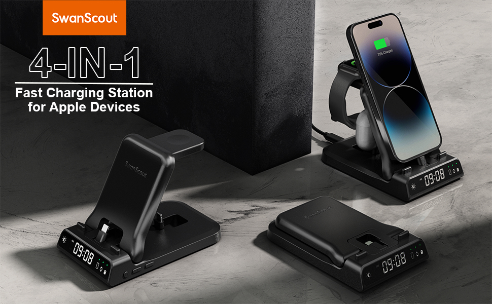 SwanScout Fast Charging Station for Apple Devices, SwanScout 701A