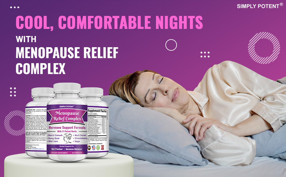 Menopause Supplements for Women, Menopause Relief