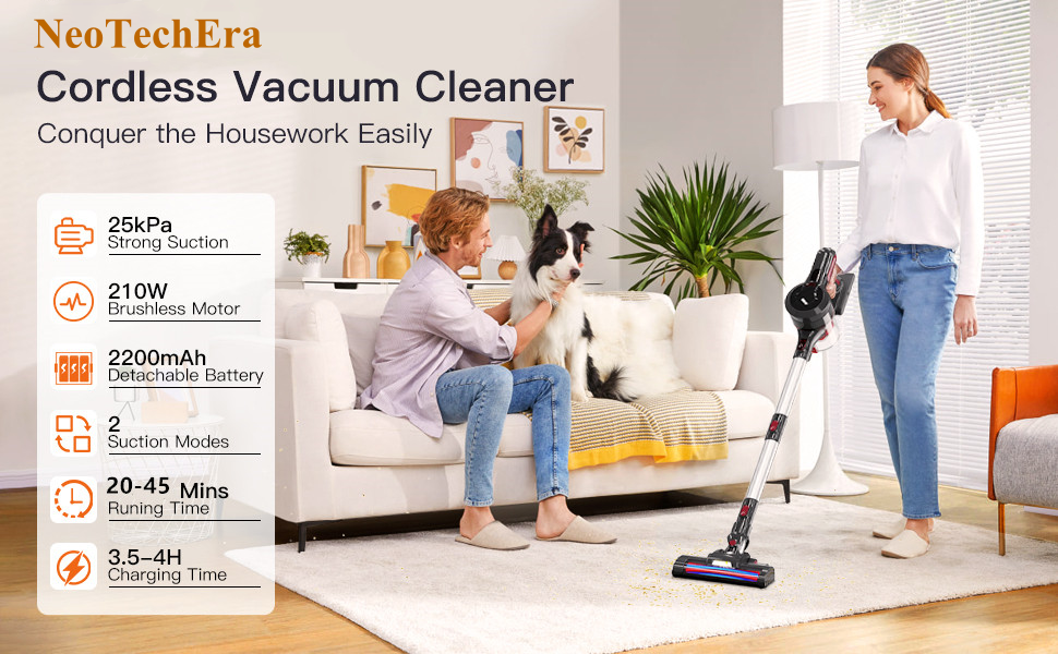 red vacuum cleaner
