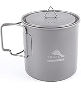 TOAKS Titanium Pot 650ml Ultralight Camping Cookware