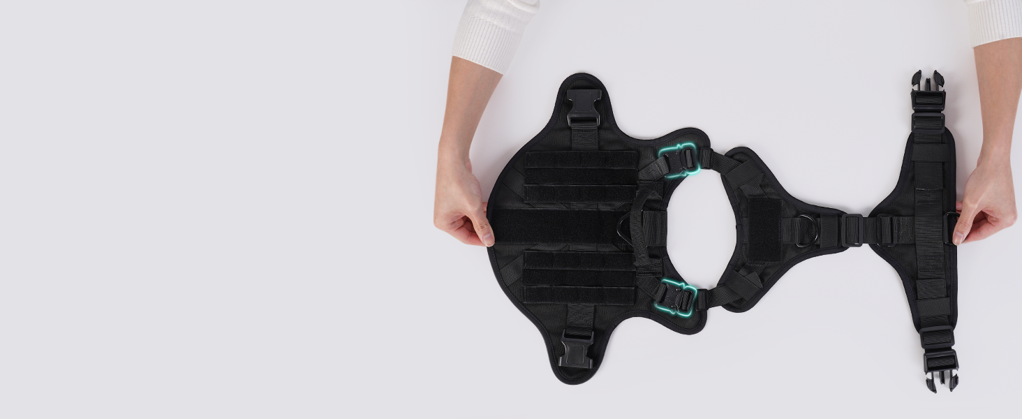 tactical dog harness