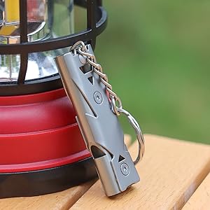 Lifeguard Safety Whistle with Keychain for Outdoor Hiking Boating