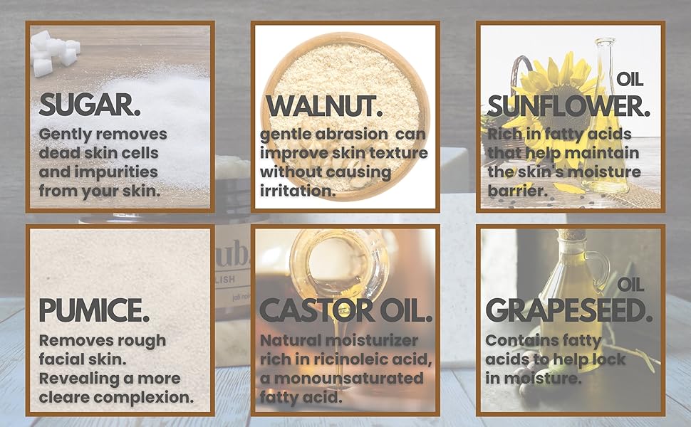 face scrub for men walnut