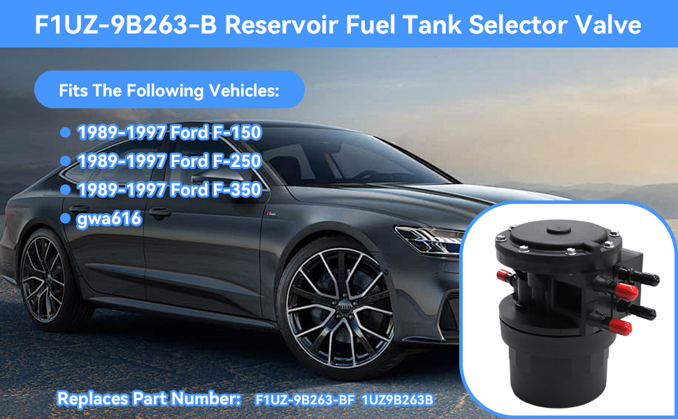 F1UZ9B263B Fuel Tank Reservoir Selector Valve Assembly