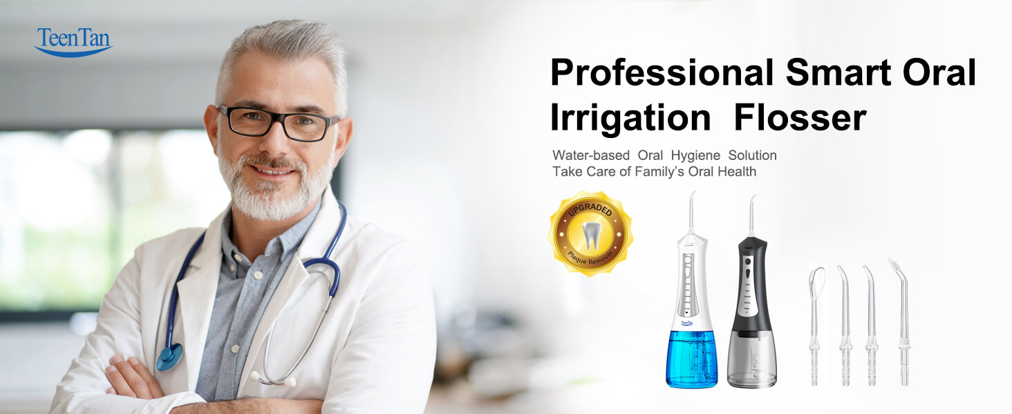 Professional smart oral irrigation flosser