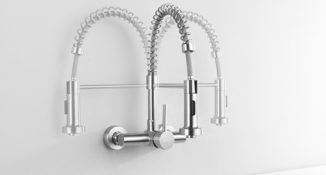 Tondiy Grifo de Cocina de Pared Extraíble con 2 Modos
