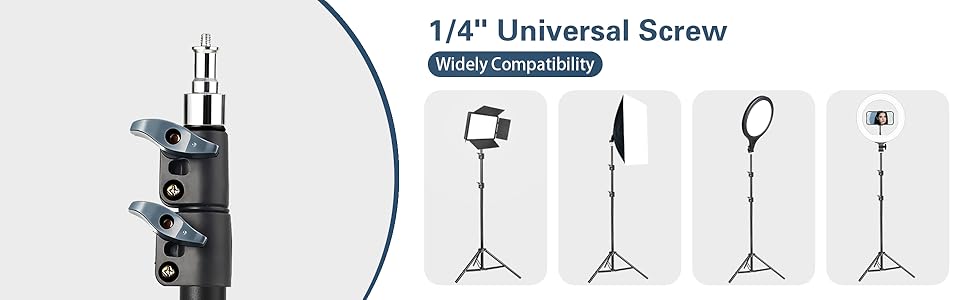 Adjustable 86" Phone Tripod for Live Streaming