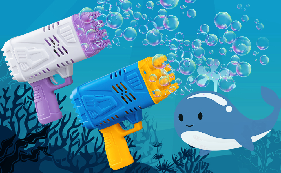 Bazooka Bubble Gun Toys for Ages 24 ToddlersMini Bubble