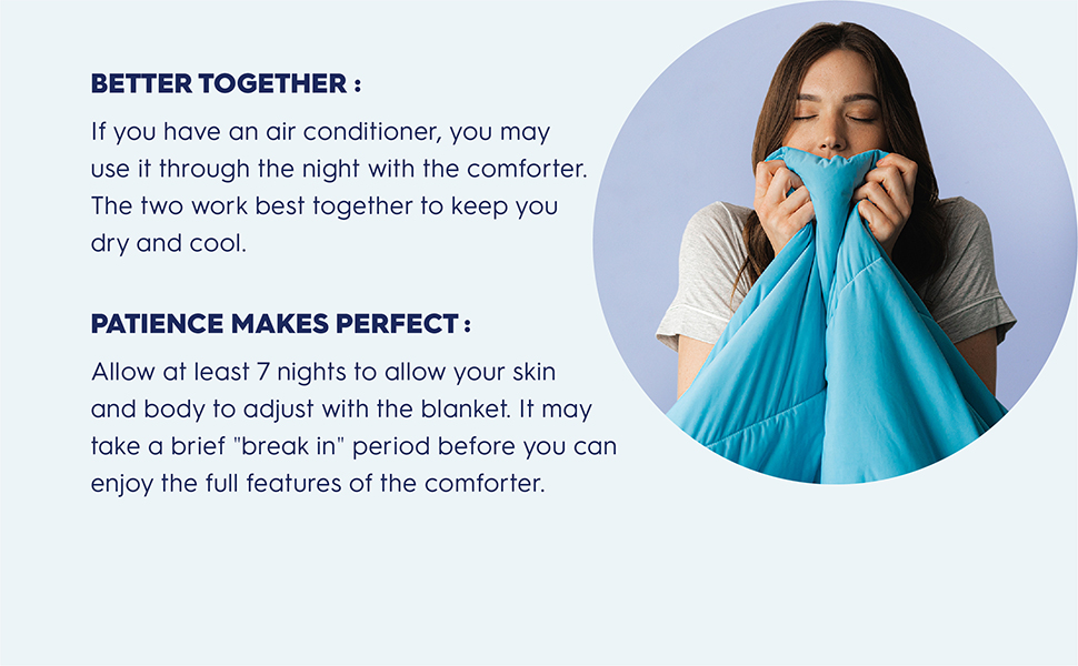 REST Evercool™ Comforter,Lightweight Cooling Down
