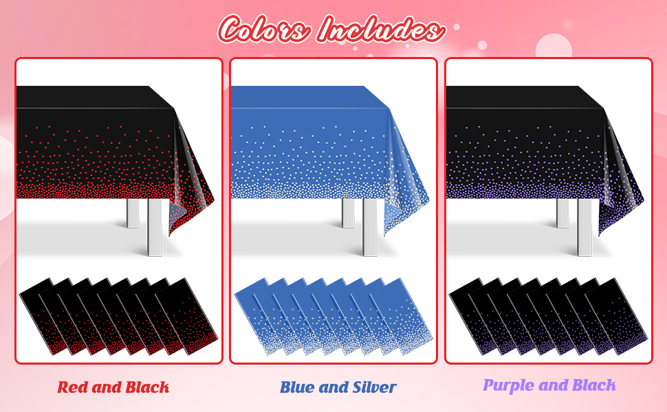 plastic tablecloth for parties