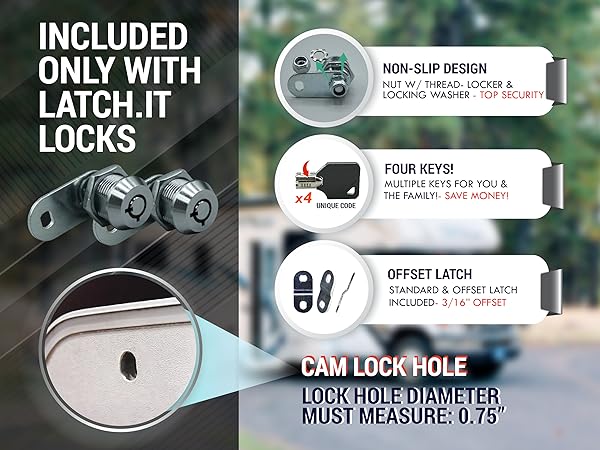 RV Compartment Lock