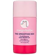 Megababe Daily Deodorant - The Smoothie Deo with Fruit Enzymes | Aluminum-Free, All Natural | 2.6 oz