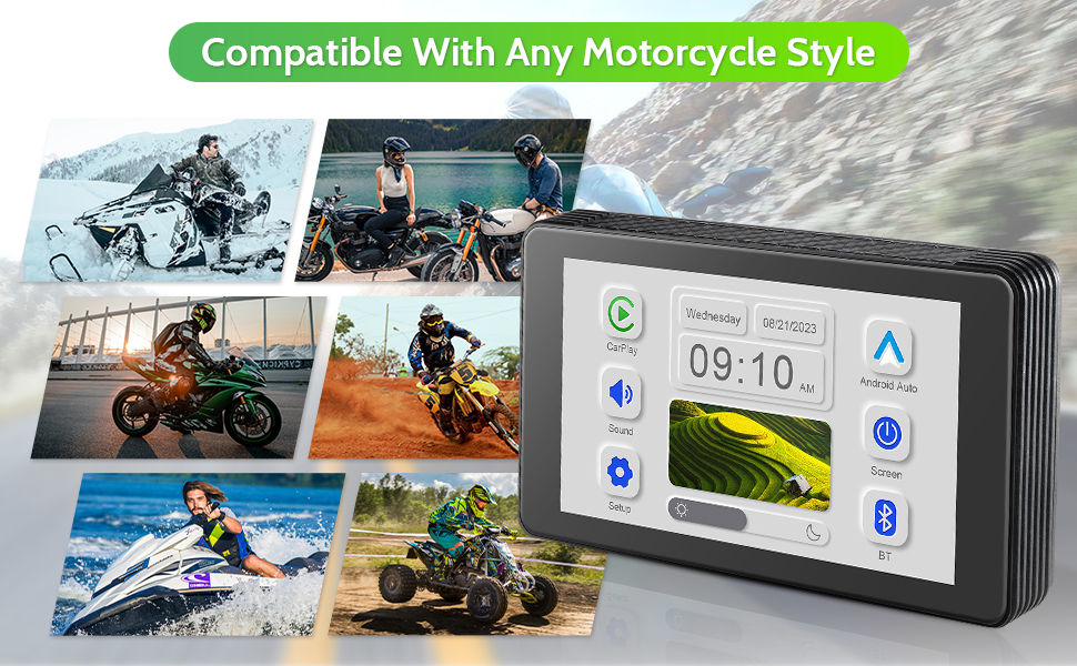 motorcycle gps navigation system