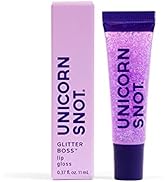 UNICORN SNOT Holographic Glitter Boss Lip Gloss - Smooth, Lightweight, Non-Sticky Lip Makeup for ...