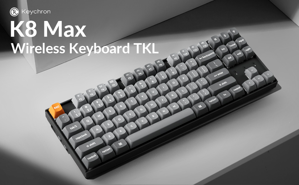 PC周辺機器 Keychron K8 Keychron K8 テンキーレス ワイヤレス メカニカル キーボード