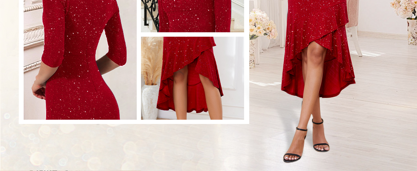 Long Ruffle Dress