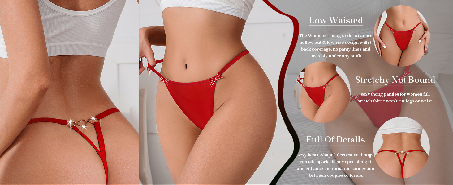 CHEEKY THONGS FOR WOMEN