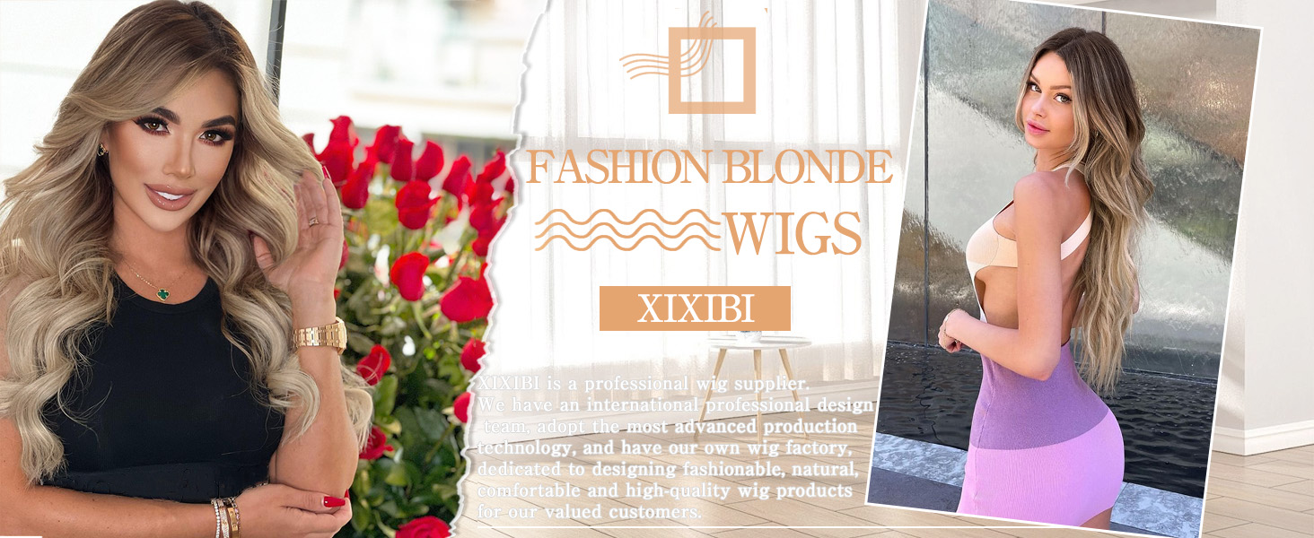 long ombre blonde wigs for white women