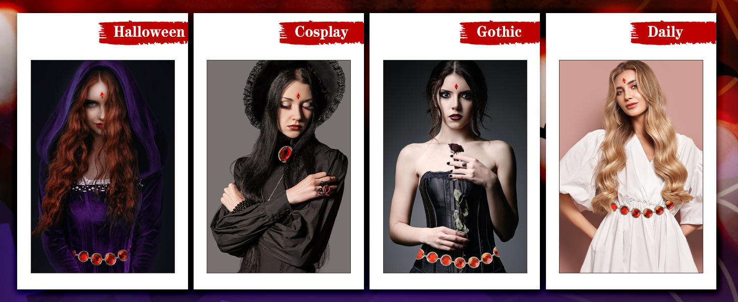 Halloween Raven Belt