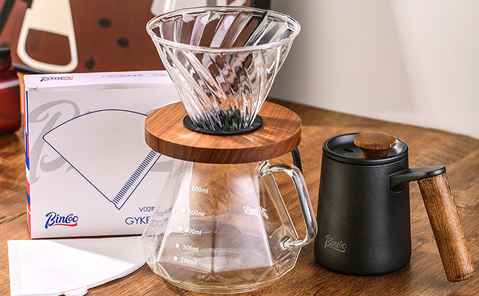 Pour Over Coffee Maker Set