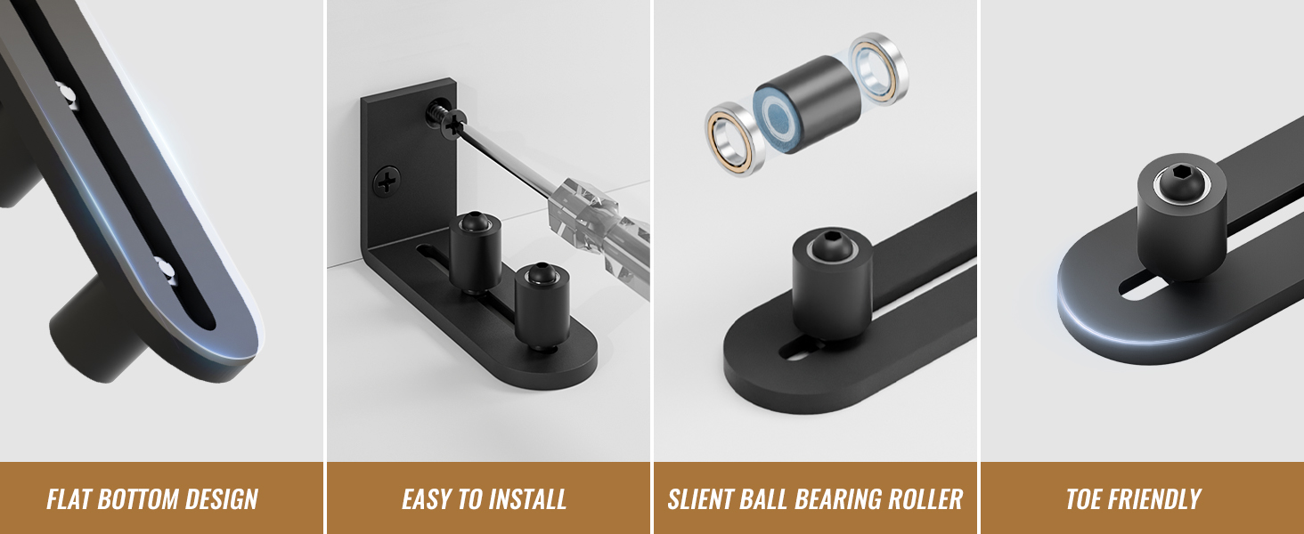 barn door floor guide
