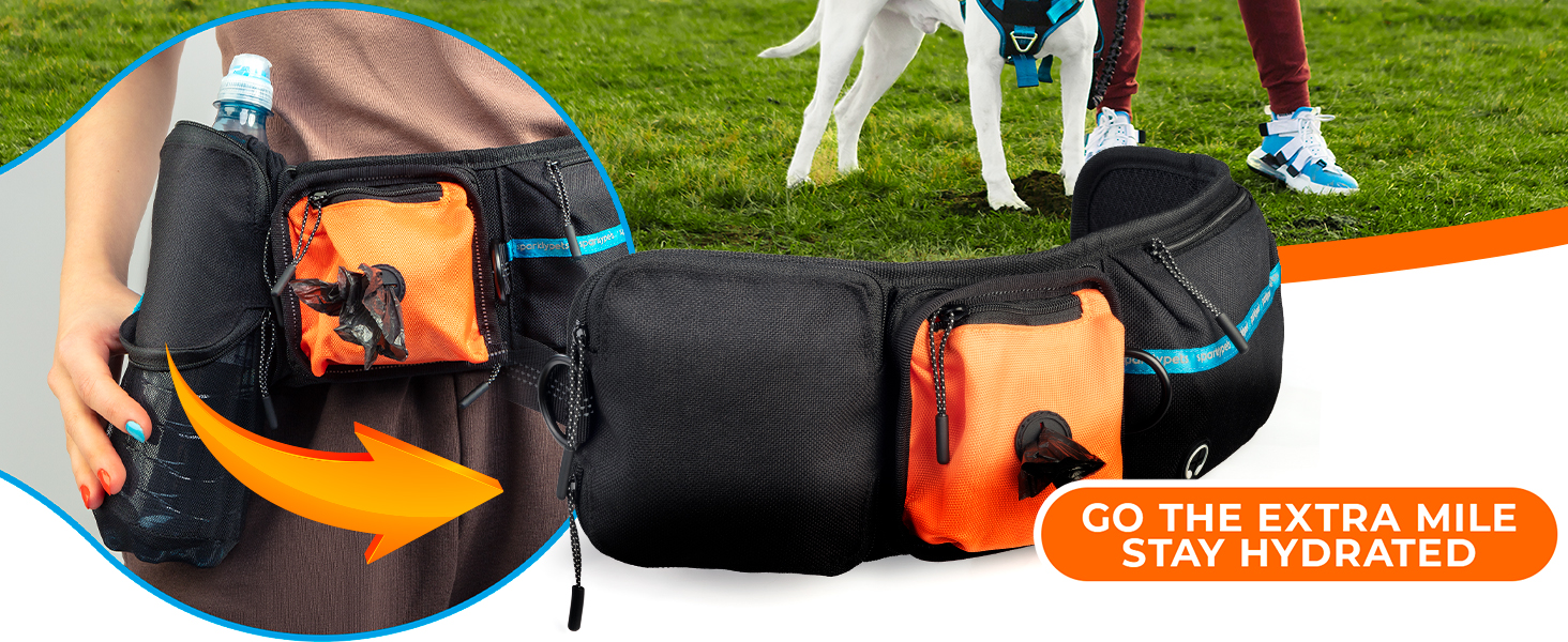 SparklyPets Active Pack with bottle holder included