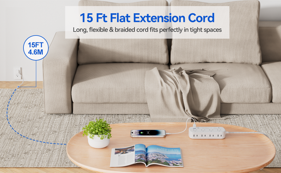 15 FT Extension Cord